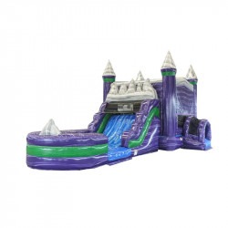 Dark Night Castle Bounce House/Slide Combo (Wet/Dry)