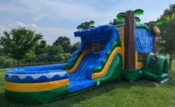 Jag20Combo202 1722354953 Jaguar Bounce House/Slide Combo (Wet or Dry)